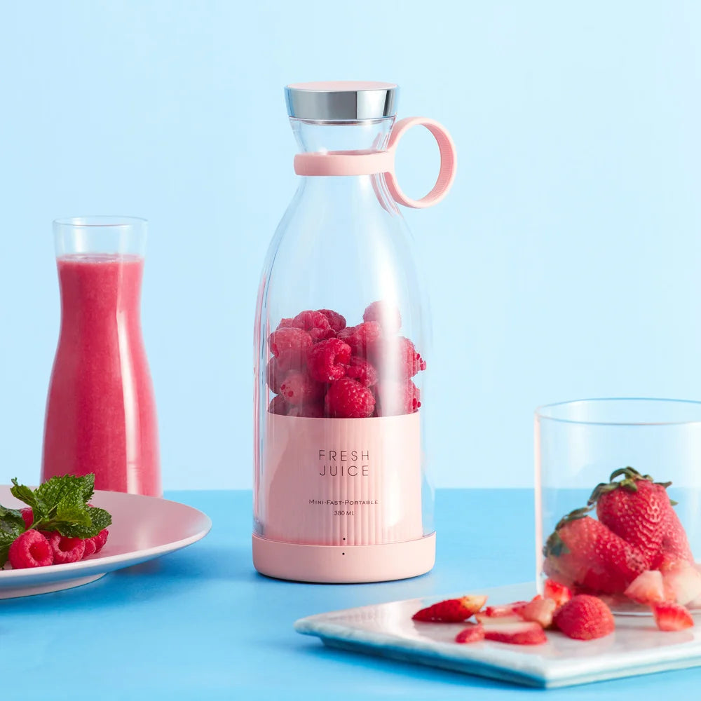 Compact USB Electric Juicer Blender - Multi-Function Mini Fruit Mixer for Smoothies, Milkshakes, and Juices